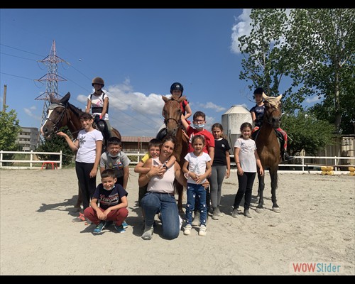 Foto di gruppo in campo