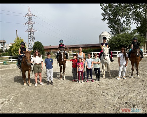 Foto di gruppo in campo